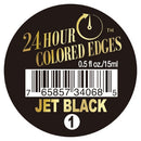 EBIN 24Hour Colored Edge Tamer 0.5oz JET BLACK - Loc & Lovely Beauty Supply