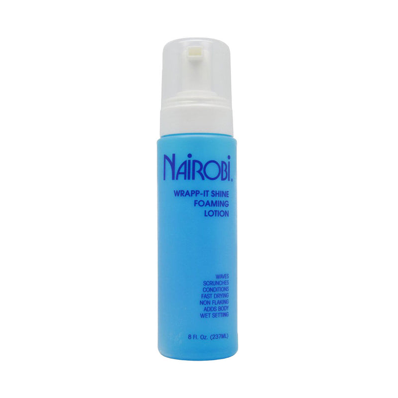 Nairobi Wrapp It Shine Foaming Lotion 8oz | Loc & Lovely Beauty Supply