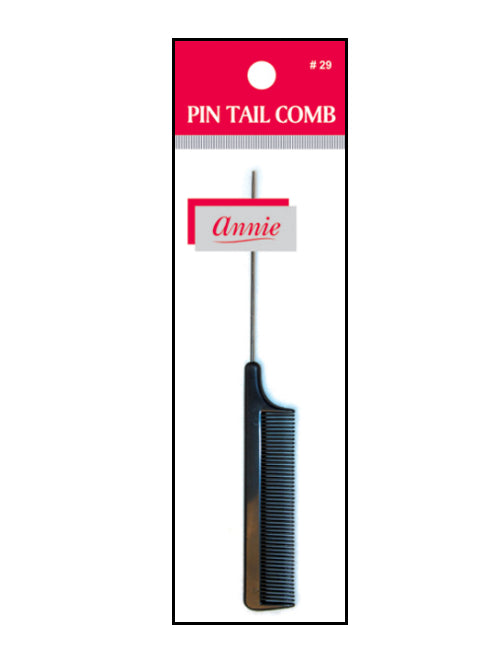Annie Pin Tail Comb with Metal Tail BLACK - Loc & Lovely Beauty Supply