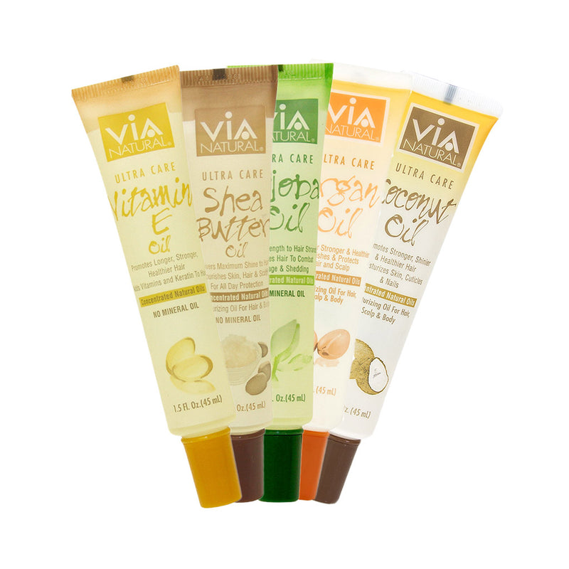 (5 Pack) VIA Concentrated Natural Oil 1.5 fl. oz - Loc & Lovely Beauty Supply
