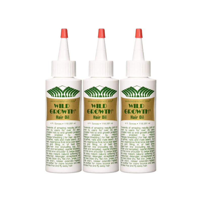 (3 Pack) Wild Growth Hair Oil - Loc & Lovely Beauty Supply