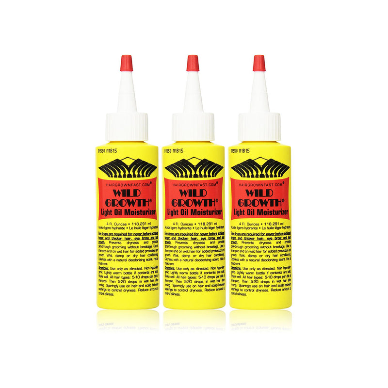 (3 Pack) Wild Growth Light Oil Moisturizer - Loc & Lovely Beauty Supply